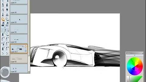 Sketchbook Pro - More Automotive
