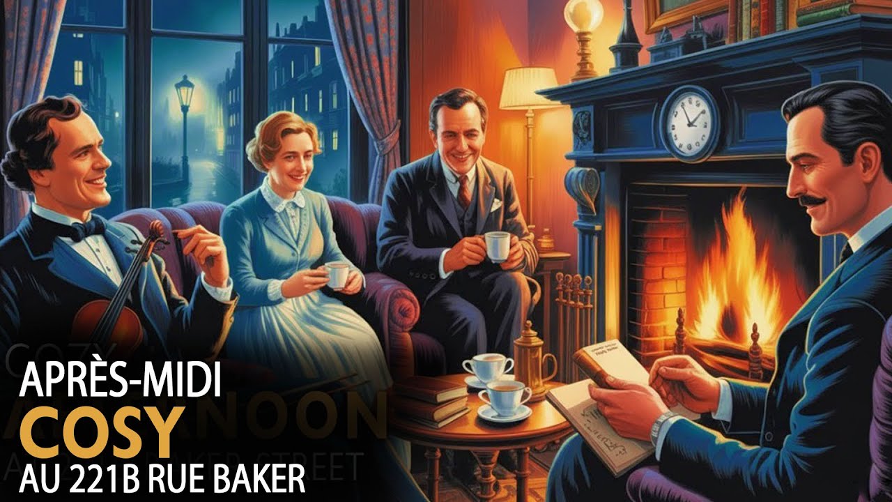 Sherlock Holmes et le Concours de Récits de Baker Street | Histoire du soir cosy et apaisante