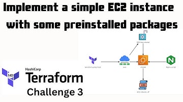 Kodekloud Terraform Challenge 3 | Implement  simple AWS EC2 instance with some preinstalled packages