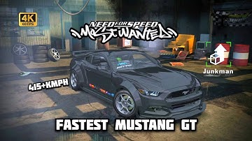 Fully Junkman Upgraded Mustang GT is a BEAST Unreal Speed | NFS Most Wanted 2005 #nfsmostwanted #nfs