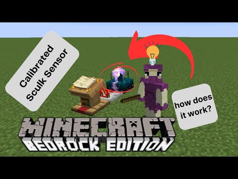 How does the Calibrated Sculk Sensor work in Bedrock? | Minecraft Bedrock
