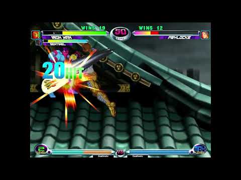 MvC2 Ironman super jump infinite variations to midscreen Proton Cannon