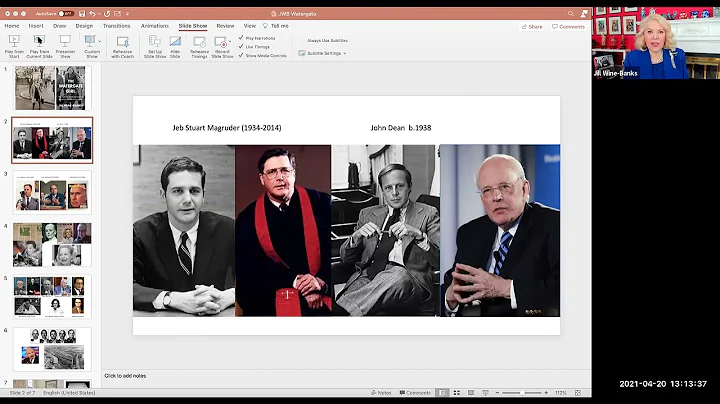 Levy Lecture: "The Watergate Girl" by Author Jill ...