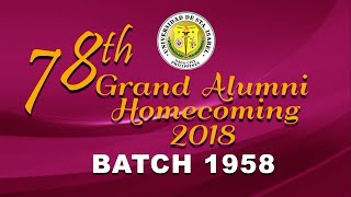 USI | 78th Grand Alumni Homecoming Batch 1958