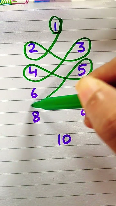 draw a checkered path with numbers 🤔🔢 #numbers #maths #trending