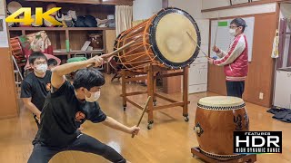 🥁 Watch High School Students Training Taiko In A Local Shrine In Toyama, Japan