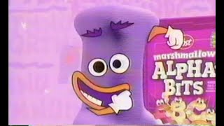 00S Commercials - Post Alpha Bits Cereal With Marshmallows Commercial 2000