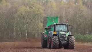 Fendt 920 with Tebbe manure spreader (met mestverspreider)