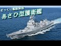 【ざっくり艦艇解説・海自４】最新鋭の「あさひ型」汎用護衛艦