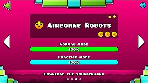 Geometry Dash Meltdown – “Airborne Robots” 100% Complete [All Coins] - GuitarHeroStyles