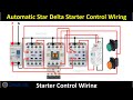 Star Delta Starter Control wiring l Automatic Star delta starter l @CircuitInfo#shortcircuit