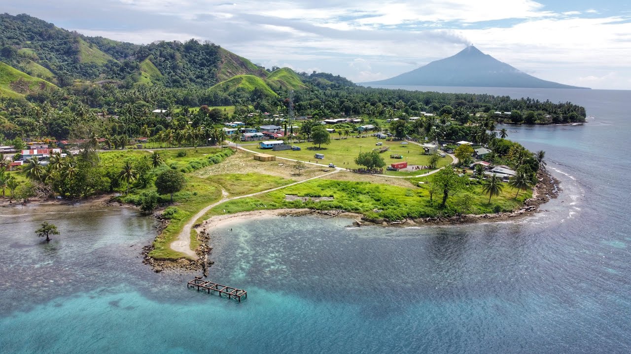 Manam Island Volcano Viewed From Bogia Madang Province Papua New manam-island-volcano-viewed-from-bogia-madang-province-papua-new
