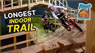 Ridding The Worlds LONGEST Indoor MTB Trail!  Rays Mountain Bike Park