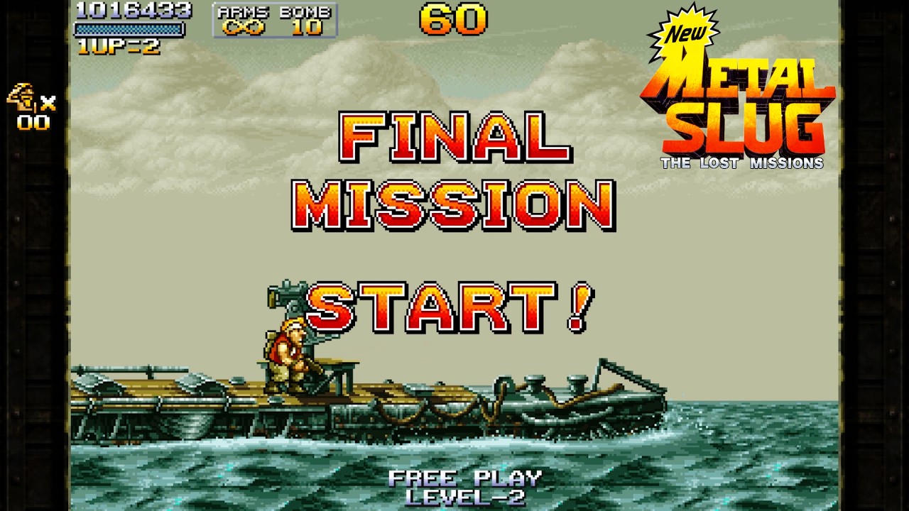 O Novo Metal Slug The Lost Missions -  Missão 6 Final Gameplay