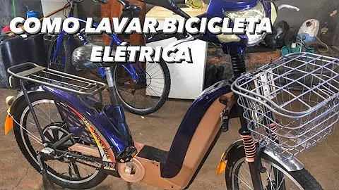 Pode lavar bicicleta elétrica?