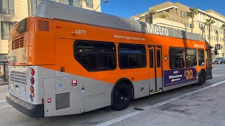 LACMTA, Pasadena Transit and Foothill Transit bus action at Pasadena