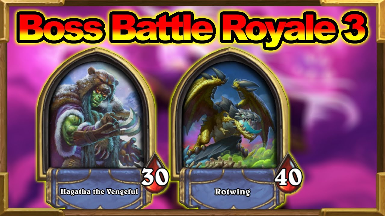 Crazy OP New Free Good Game Mode! Boss Battle Royale 3 | Tavern Brawl | Hearthstone