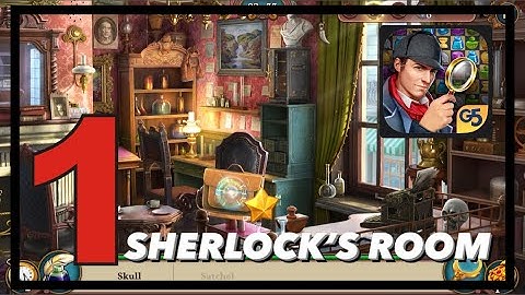 Sherlock - Hidden Match-3 Cases part 1 All levels SHERLOCK’S ROOM walkthrough