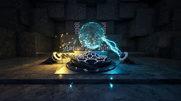 Unreal Engine 4 Particle effects -  hologram destruction