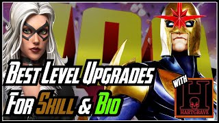 Best Skill and Bio Characters To Level Immediately! With Mr. Hartgrave! Marvel Strike Force