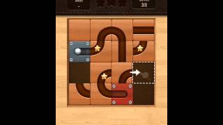 Roll the Ball slide puzzle Star Level 35 Solution screenshot 5