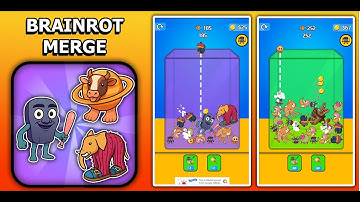 Brainrot Merge - Drop Puzzle Game Unity Source Code with Admob Ads Integrated