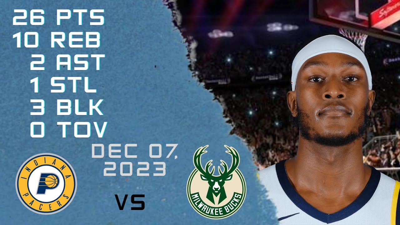 Myles Turner Player Highlights PACERS Vs BUCKS NBA Regular Season Game myles-turner-player-highlights-pacers-vs-bucks-nba-regular-season-game