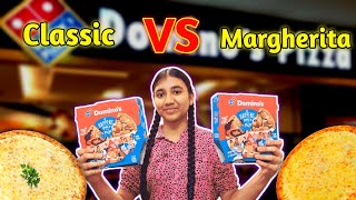 Margherita vs Classic Pizza🍕 Domino's | Are they really same ? Confusion cleared 🔍