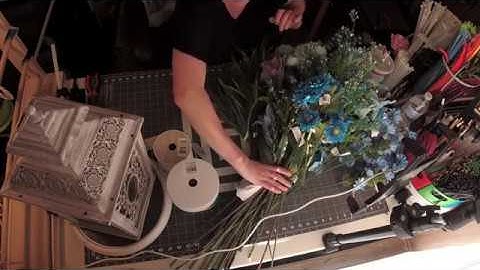 How to make a spring lantern swag