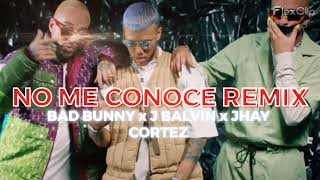 No Me Conoce Remix Karaoke