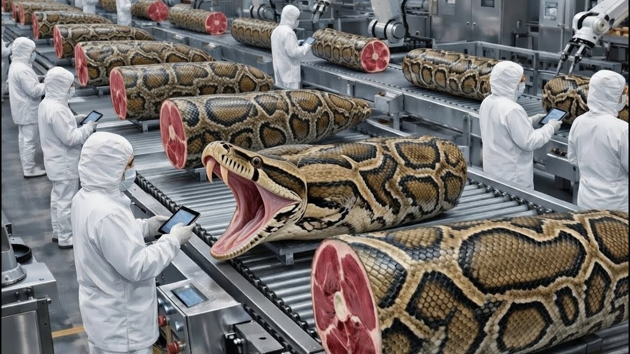 The REAL Python Farming Process: Meat & Skin Production EXPOSED!