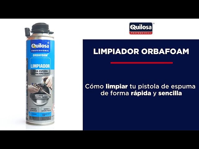 Cómo limpiar tu pistola de espuma de forma rápida y sencilla 