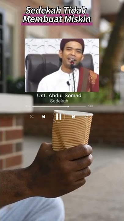 STORY WA UST.ABDUL SOMAD | SEDEKAH TIDAK MEMBUAT MISKIN #shorts