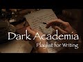 Dark Academia Playlist for Writing in harmony with the falling rain