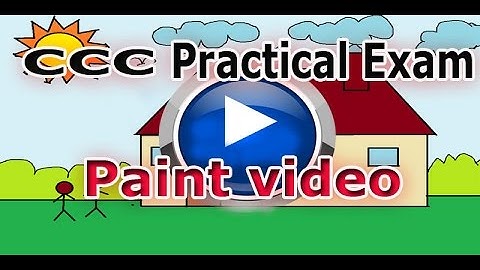 GTU CCC Practical Exam Video 9 Paint