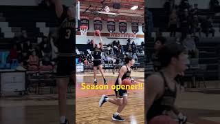 Sam McKinney first game of last HS season #basketball #dunk #ncaa