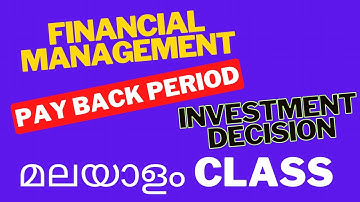 BCOM || Payback Period|| Financial Management || Problem With solution|| Advanced problem