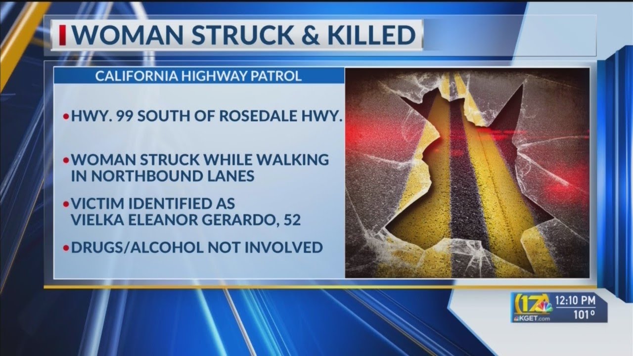 Coroner identifies woman killed by semi-truck along Hwy 99 - YouTube
