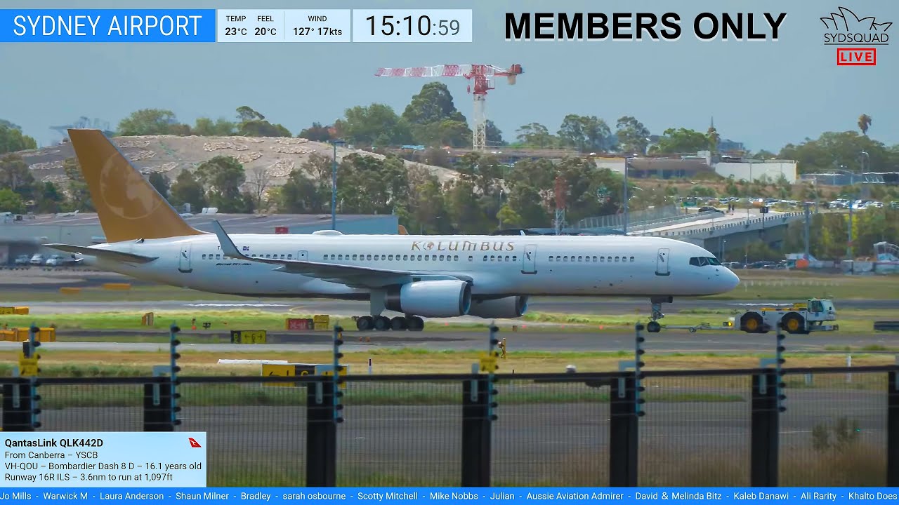 🔴 MEMBERS ONLY - Sunday Catch-Up & Plane-Spotting at Sydney Airport - 18.01.26 🔴