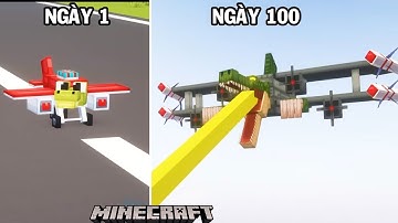 100 ngày Bombardiro Crocodilo sở hữu dạng tối thượng tiêu diệt Omega Brainrot | GHTG Minecraft
