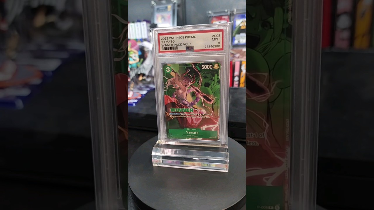 Yamato winner from One piece card game 
