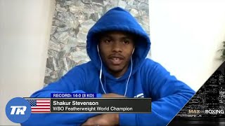 Shakur Stevenson outlines plans to move to 130 I WANT MIGUEL BERCHELT!