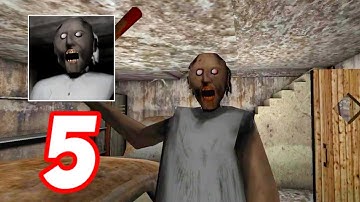 Granny | Normal Mode -Car Escape - Walkthrough Gameplay Part = 5 (ios,android)