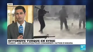 Offensive turque en Syrie : en France, une résolution pour condamner l'action d'Ankara