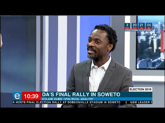 DA's final election rally