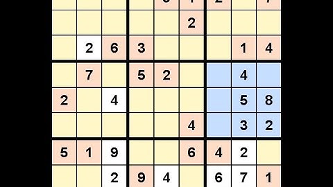 How to Solve Washington Times Sudoku Difficult May 5, 2021