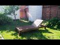 DIY Outdoor Lounge Chair | Шезлонг своими руками