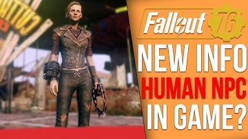 Fallout 76 New Info - Did Bethesda Reveal A Human NPC? - No, BETA Start Times Released for Xbox One