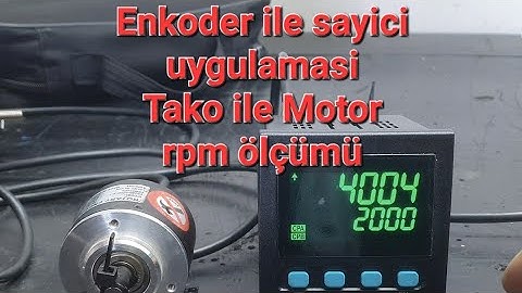 Enda ECH7700 ECH 4400 ENKODER İLE DEVREYE ALINMASINI