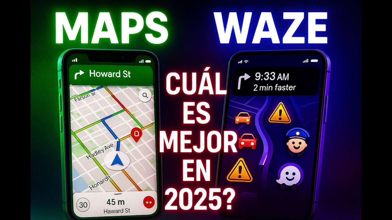 Google Maps vs Waze 🚗 ¿Quién gana en 2025? - YouTube